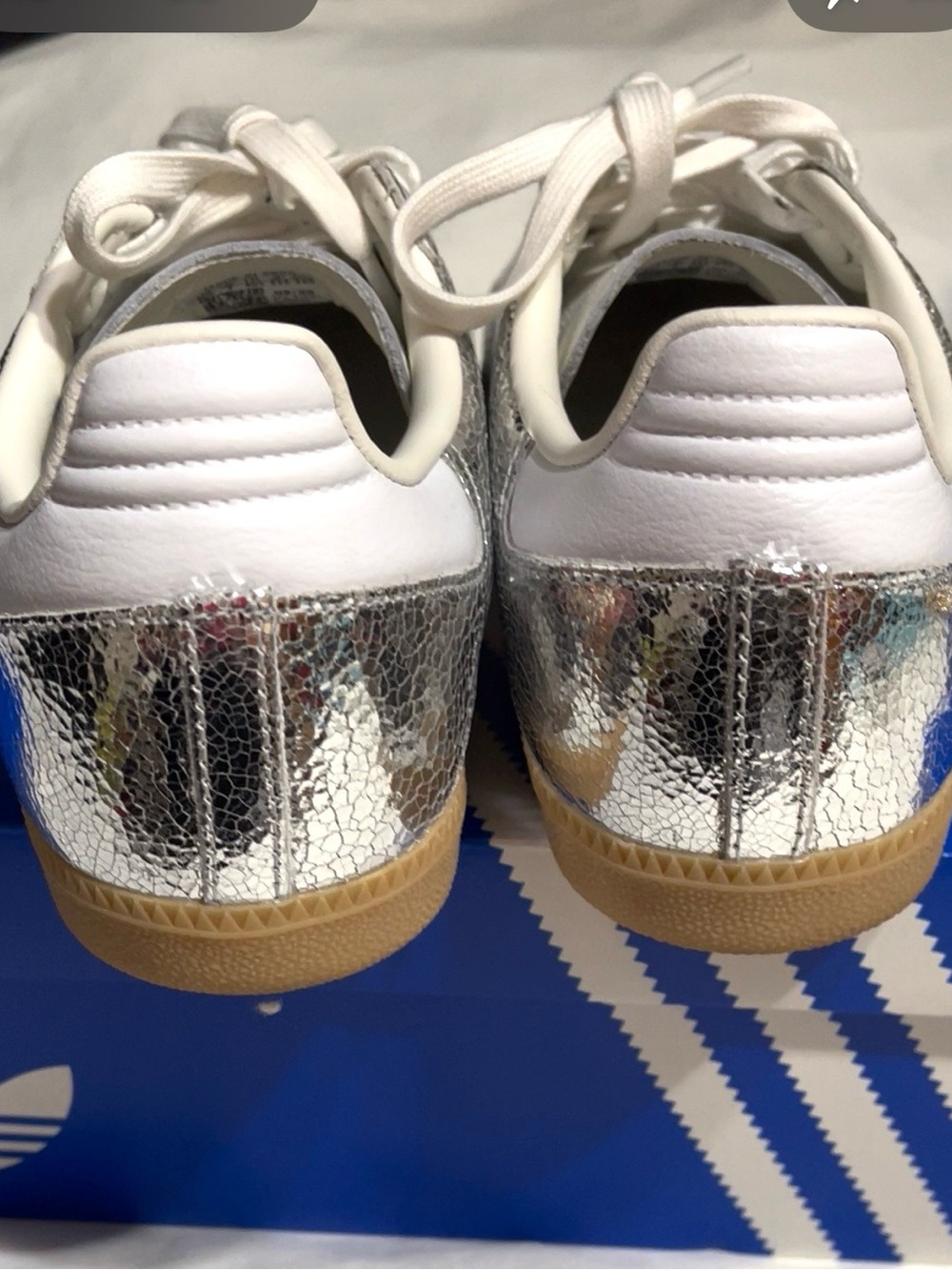 🦋ADIDAS SAMBA Silver Shoes🦋 - Picture 4 of 9